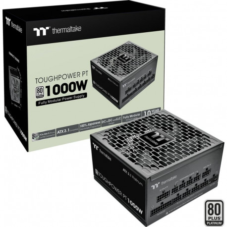 Toughpower PT 1000W (1x 12 Pin High Power GPU, 2x PCIe, Kabelmanagement, 1000 Watt)