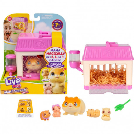 Little Live Pets mini mängukomplekt Mama Surprise S4 hamstriga
