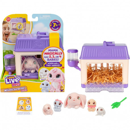 Little Live Pets mini mängukomplekt Mama Surprise S4, jänes