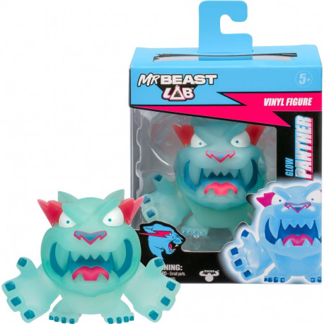 MrBeast Lab vinüülfiguurid helendav panter