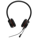 Jabra Evolve 20 SE, Headset black, UC, USB-C and USB-A, Stereo