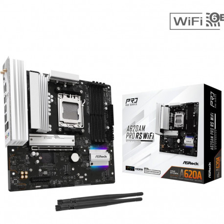 ASRock A620AM PRO RS WIFI - Socket AM5 - Motherboard