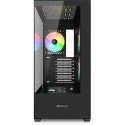 Sharkoon SK6 ARGB, Tower Case Black, Tempered Glass x 2