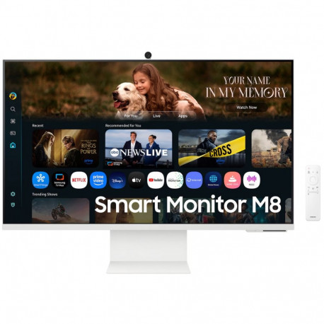 S32FM801UU (80 cm (32 Zoll), weiß, UltraHD/4K, VA, HDMI, USB-C, Lautsprecher)