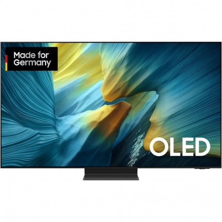 SAMSUNG GQ65S95FATXZG, OLED TV - 65 - black/silver, UltraHD/4K, Vision AI, PVR, Twin Tuner, One Conn