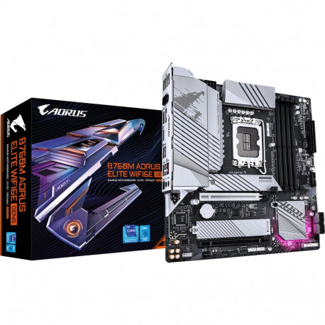 GIGABYTE B760M AORUS ELITE WIFI6E GEN5, motherboard white - Socket 1700