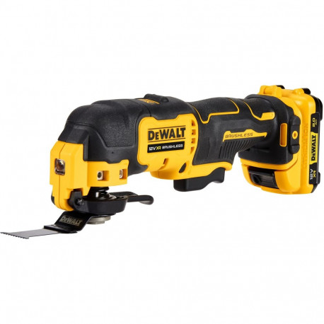 DEWALT DCS353D2 Cordless Multi-Tool, 12 Volt yellow/black, 2x Li-ion XR batteries 2.0Ah, in T STAK-B