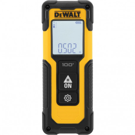 Laser-Entfernungsmesser DWHT77100 (schwarz/gelb, Reichweite 0,20 - 30 Meter)