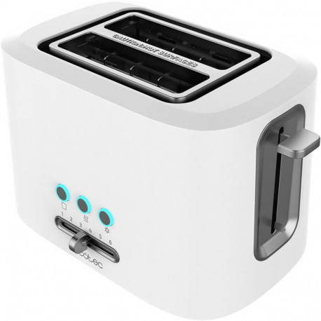 Cecotec Toaster Toast&Taste 9000 Double White, 980 Watt, for 2 slices of toast