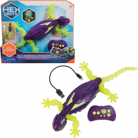 Hex Bots robotmänguasi Wandflitzer-Gecko pimedas helendav