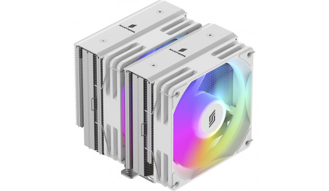 Silentware Titan White, CPU cooler white/silver, 120 mm