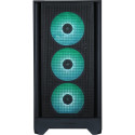 Silentware Flow 110 A-RGB, tower case black, tempered glass