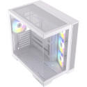 Silentware View A-RGB, tower case white, tempered glass x2