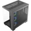 Silentware View A-RGB, tower case black, tempered glass x2
