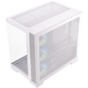 Silentware View A-RGB, tower case white, tempered glass x2