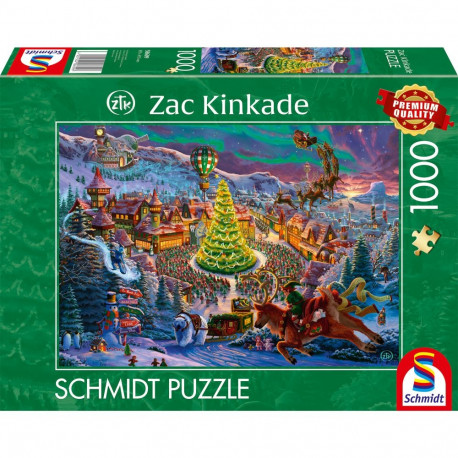 Zac Kinkade: Santas Nordpol (1000 Teile)
