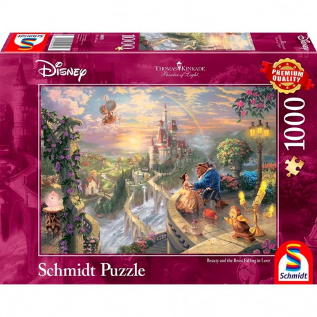Thomas Kinkade Studios: Disney Dreams Collection -Die Schöne und das Biest (1000 Teile)