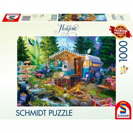 Schmidt Spiele Jeff Haynie: With the Caravan in the Mountains, Puzzle 1000 pieces