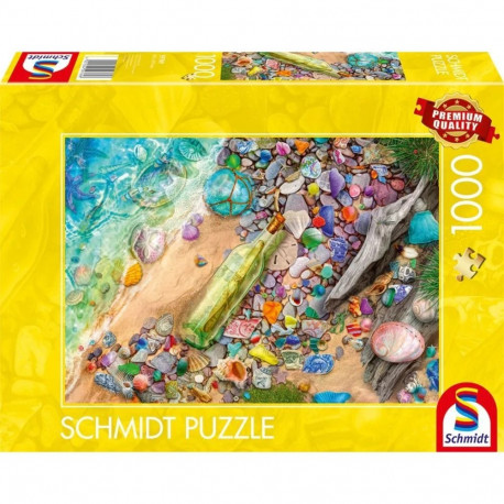 Schmidt Spiele Luminous Beachcombing, Puzzle 1000 pieces