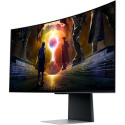 SAMSUNG Odyssey OLED G8 S34DG850SU, gaming monitor - 34 - silver, UWQHD, USB-C, curved, gaming hub, 