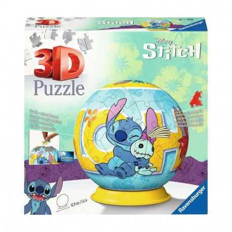 Ravensburger 3D Puzzle Ball Disney Stitch 72 pieces