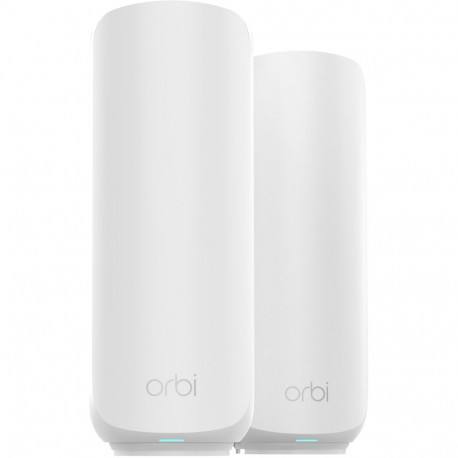 Netgear Orbi 370 Series Dual-Band WiFi 7 Mesh Pack of 2, Access Point White, 2 Access Points