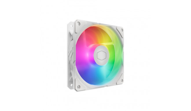 SickleFlow ventilaator Edge 120 ARGB A1 Mini LED Controlleriga, valge