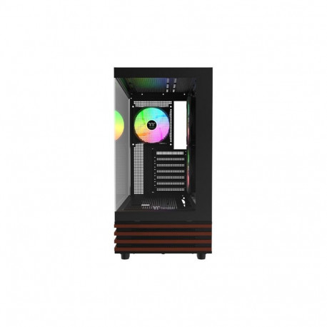 View 270 Plus WS ARGB Black (schwarz/holz, Tempered Glass x 2, Holz-Struktur)