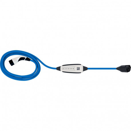 Mobile Wallbox 16A light 10m Set Optimal (weiß, 11 kW, 10 Meter Kabel, mit 3 Steckern + Tasche)