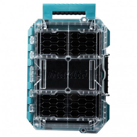 MAKTRAK Organizer kompakt  (blau/transparent, Transparenter Deckel)
