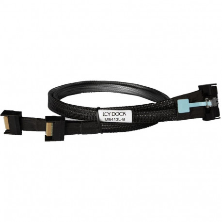 Kabel MCIO x8 SFF-TA-1016 > 2x MCIO x4 SFF-TA-1016 (schwarz, 50cm)