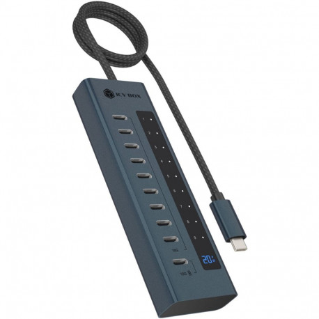 ICY BOX IB-HUB1450-C31, USB hub anthracite
