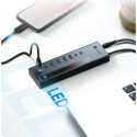 ICY BOX IB-HUB1743-CPD, USB hub anthracite