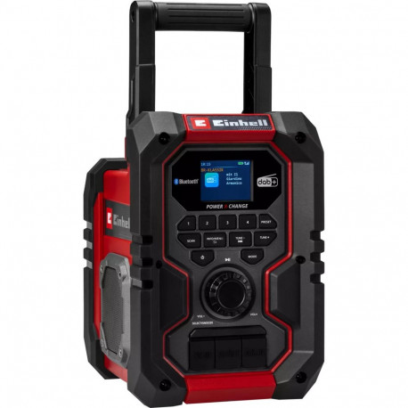 raadio TE-CR 18 Li DAB+/FM/BT Bluetooth AUX USB ilma akuta ja laadijata, punane/must