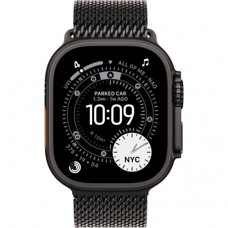 Watch Ultra 3 (schwarz, 49 mm, Milanaise Armband schwarz S, Titangehäuse, Cellular)