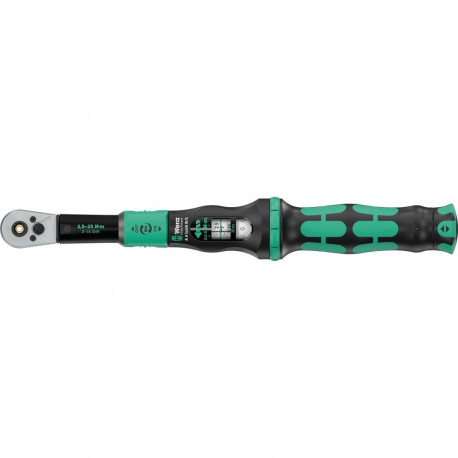 Drehmomentschlüssel mit Durchsteckvierkant Click-Torque Lock A 6 R/L (schwarz/grün, Abtrieb 1/4" Bit