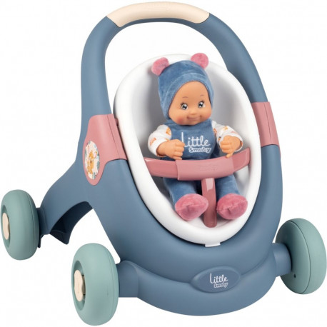 Little Smoby käimistugi 3-ühes nukuga