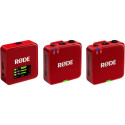 Rode Microphones Wireless GO (Gen 3), microphone red