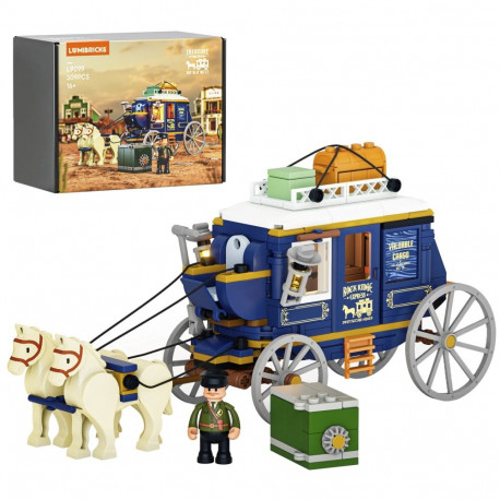 Lumibricks Treasure Stagecoach, construction toy
