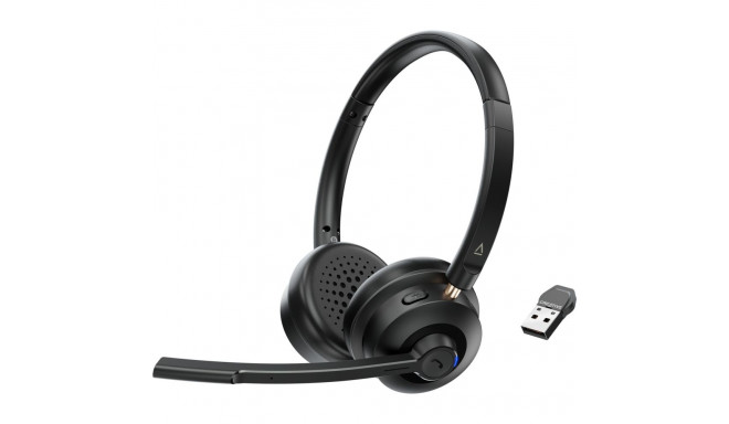 Creative Chat Wireless, black headset, USB dongle, Bluetooth