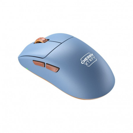 CHERRY XTRFY M68 Wireless, gaming mouse light blue/copper