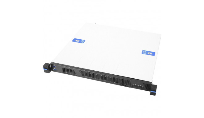 Chenbro RM143 1U Rackmount, Rack, Server Case Black, 1 height unit