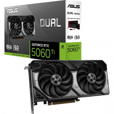 GeForce RTX 5060 Ti DUAL 8GB (DLSS 5, 3x DisplayPort, 1x HDMI 2.1)