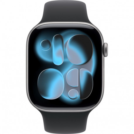 Watch Series 11 (grau, Aluminium, 46 mm, Sportarmband schwarz M/L)