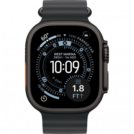 Kell Ultra 3 49mm Ocean Band titaanist korpus mobiilsidega, must