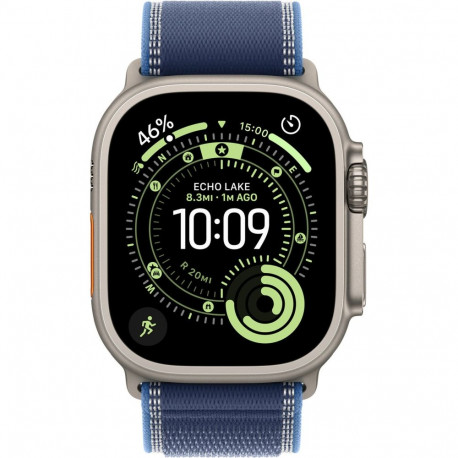 Watch Ultra 3 (titan, 49 mm, Trail Loop blau/hellblau S/M, Titangehäuse, Cellular)