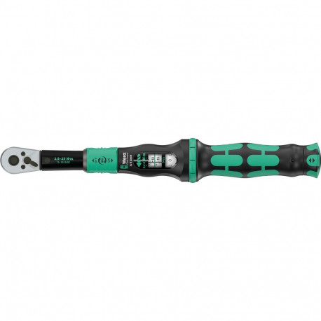Drehmomentschlüssel mit Umschaltknarre Click-Torque Lock A 5 (schwarz/grün, Abtrieb 1/4", 2,5 bis 25