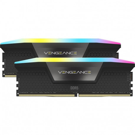 DIMM 32 GB DDR5-6000 (2x 16 GB) Dual-Kit (schwarz, CMH32GX5M2B6000C38, Vengeance RGB, INTEL XMP)