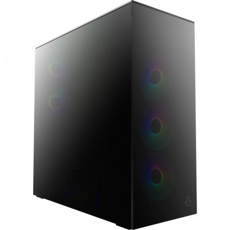 Xtender peegel disain tempered glass x2 peegeldatud, must