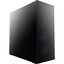 ARCTIC Xtender Mirrow Black Design, Tower case black, Tempered Glass x 2 (mirrored)